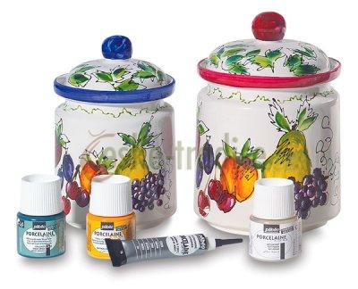 Porcelaine 150 sada, 6x20ml, Pébeo