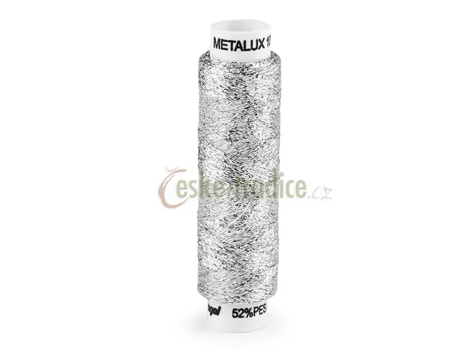 Nitě vyšívací Metalux, 100m