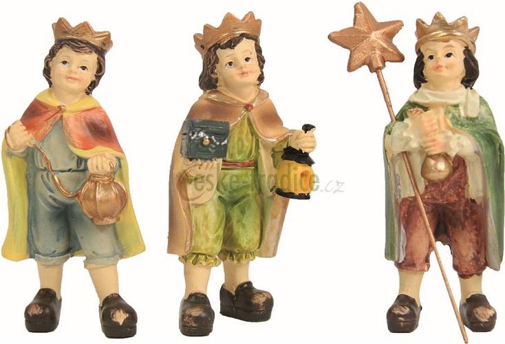 Betlémové figurky, Tři Králové, 8cm/3ks