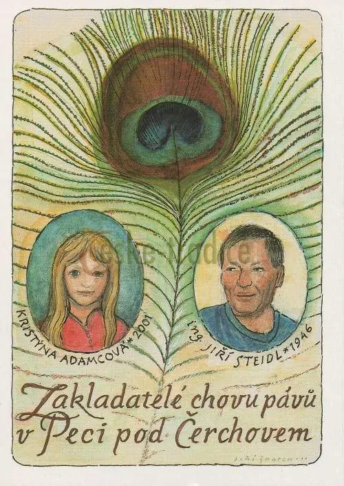 Pohlednice Jiří Škopek (Pávi v Peci pod Čerchovem, 2011) 427