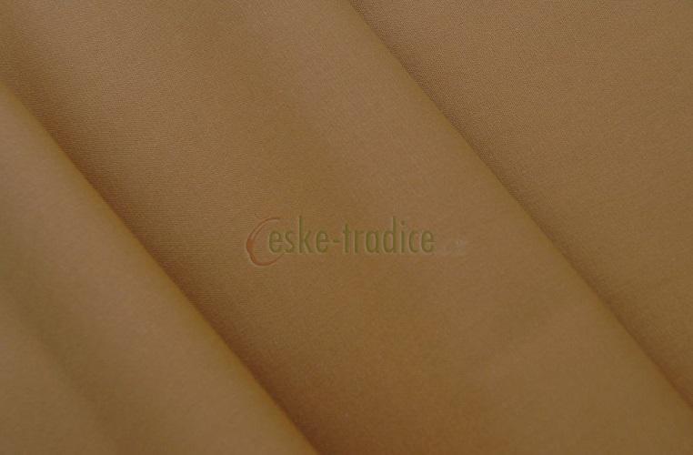 Kanafas - skořice, metráž š.140cm