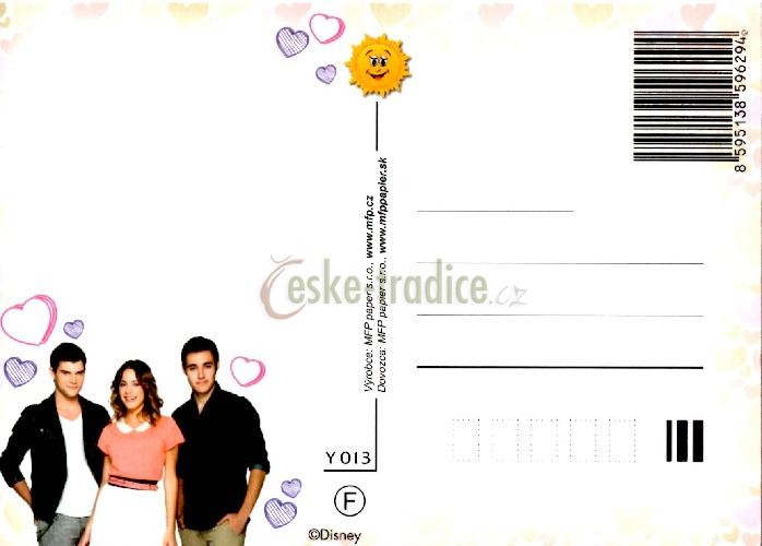Pohlednice Disney Violetta (Diego, Violetta, Leon) série 013