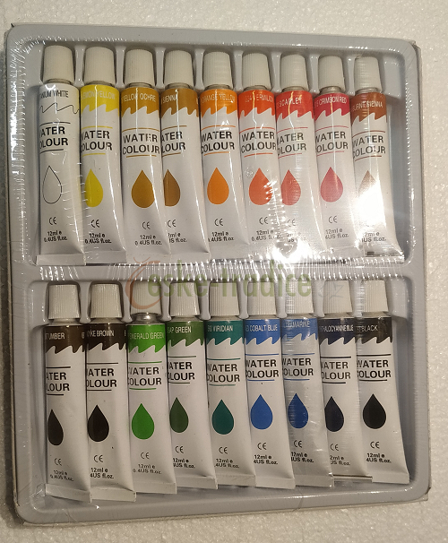 Akvarelové barvy, 18x12ml, Marchant, DOPRODEJ