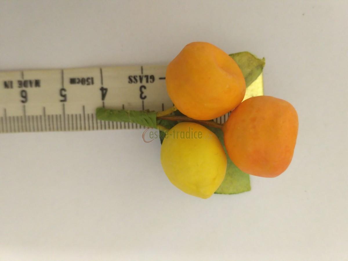 Mandarinka na drátku, dekorační