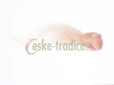 Ovčí rouno merino česané barvené - mix růžových 5 barev, 20g