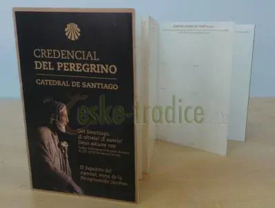 Credential, poutnický pas Santiago de Compostela (ES)