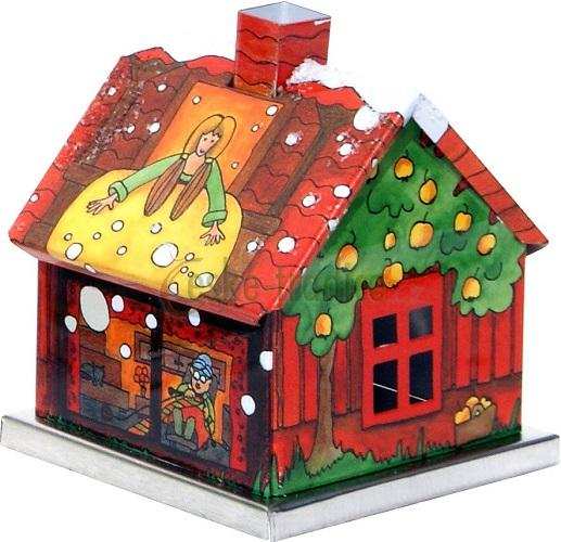 Domeček pro františka POHÁDKY v. 6,5cm, plech, Knox