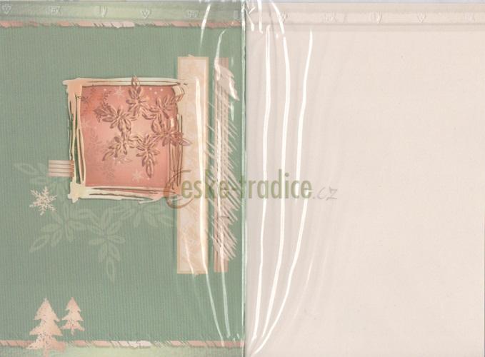 Blahopřání PF, Veselé Vánoce - zelené (0495)