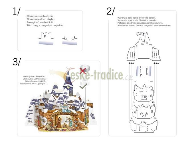 Betlém venkovský vysekávaný, BS-06