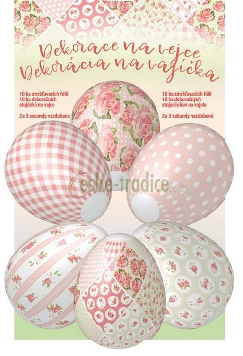 Obtisky navlékací - decoupage, 10ks (smršťovací)