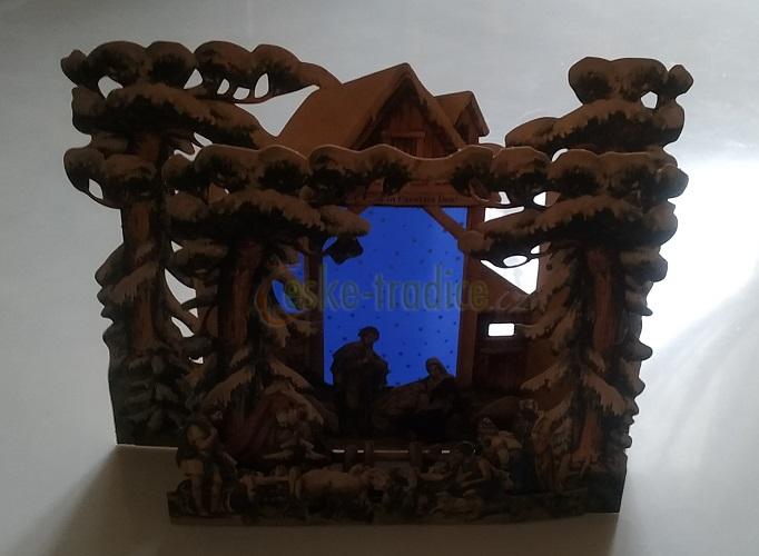Betlém rozkládací, Artefakt, cca 25x20cm
