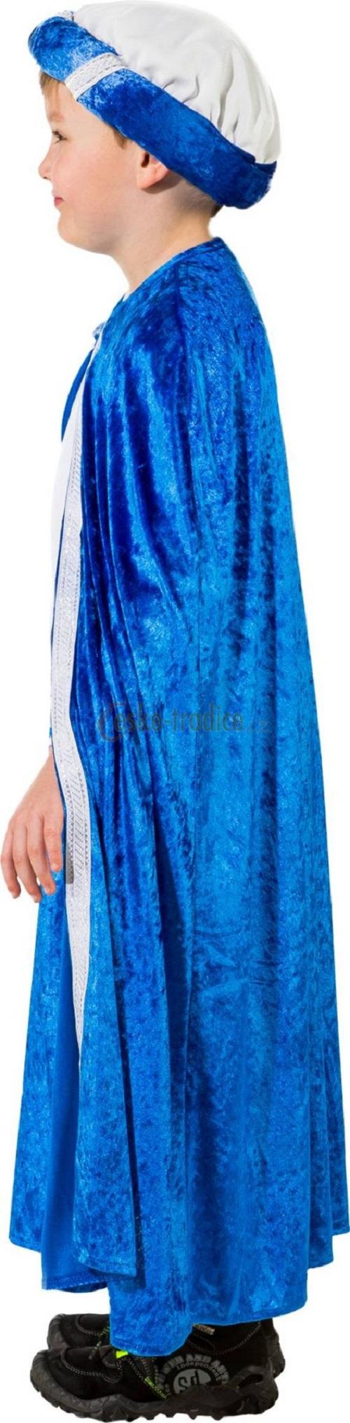 Pelerína/plášť Melichar, MODRÝ, dětský