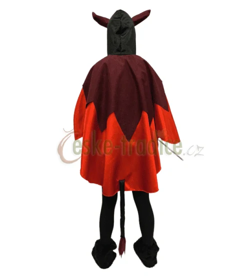 Karnevalový kostým ďábel s kapucí