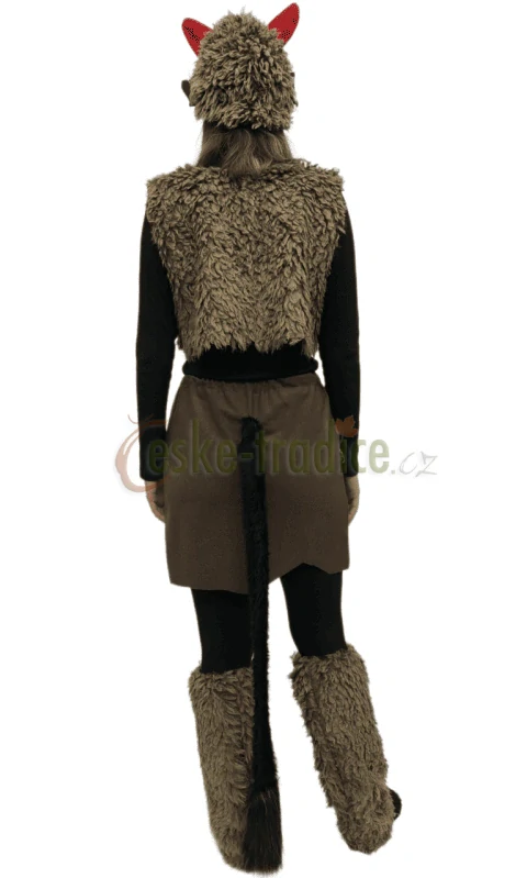 Karnevalový kostým čertice hnědá