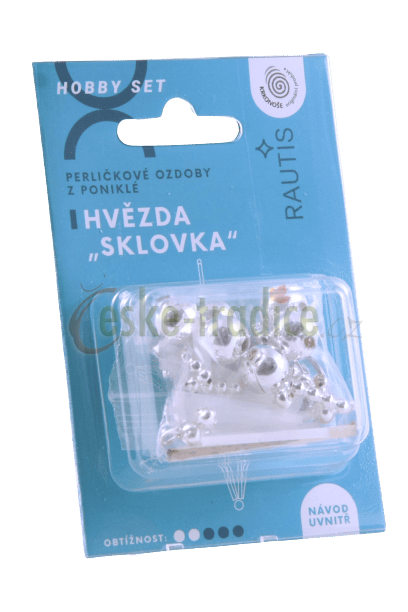 Hobby set 1ks- Sklovka stříbrná, Rautis
