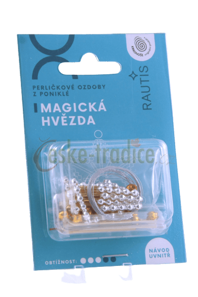Hobby set, Magická, stříbrnozlatá, 1 ks, Rautis