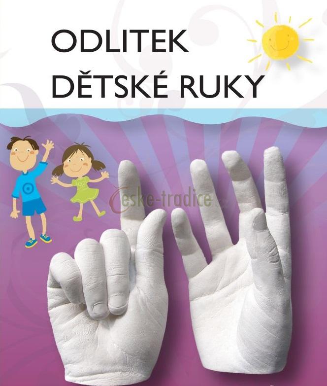 Odlitek dětské ruky - sada