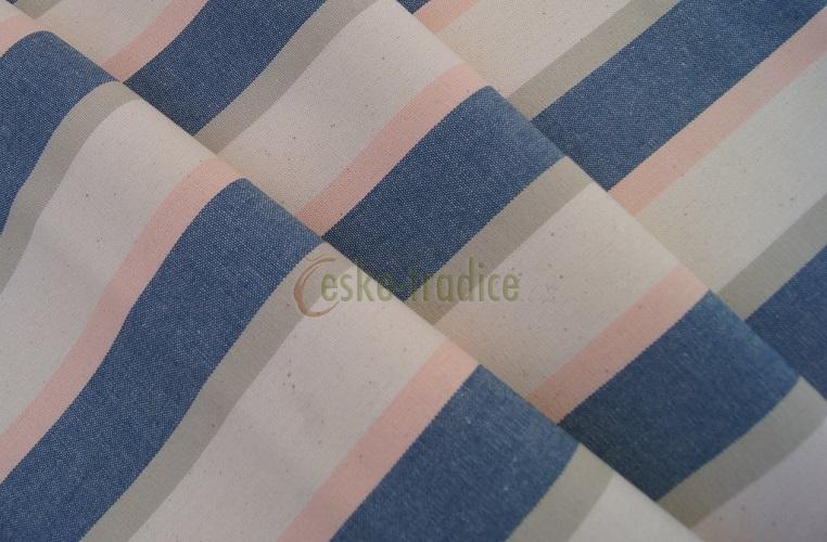 Kanafas - Amálie pruh, metráž š.140cm