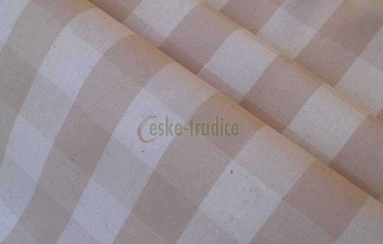 Kanafas - Běla kostka 3, metráž š.140cm