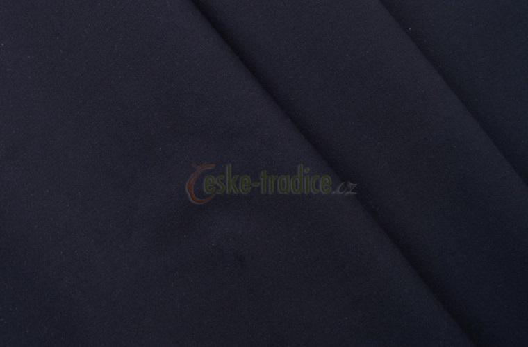 Kanafas - černý, metráž š.140cm