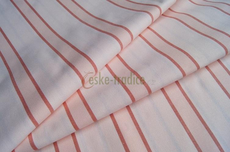 Kanafas - Evelína pruh, metráž š.140cm