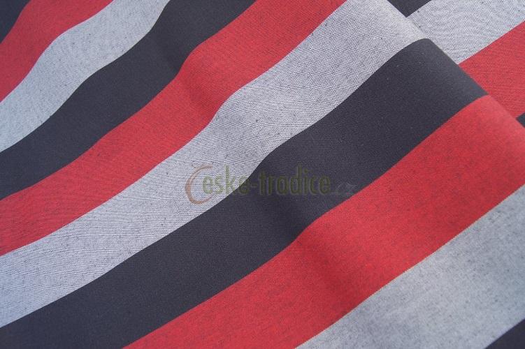 Kanafas - Jiří 5 pruh, metráž š.140cm