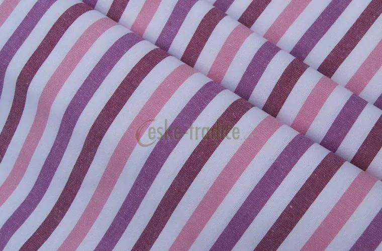 Kanafas - Josefína proužek 1cm, metráž š.140cm