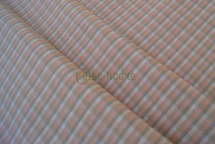 Kanafas - Milena kostka 0,3, metráž š.140cm