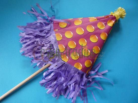 Slunečník papírový, 45cm průměr