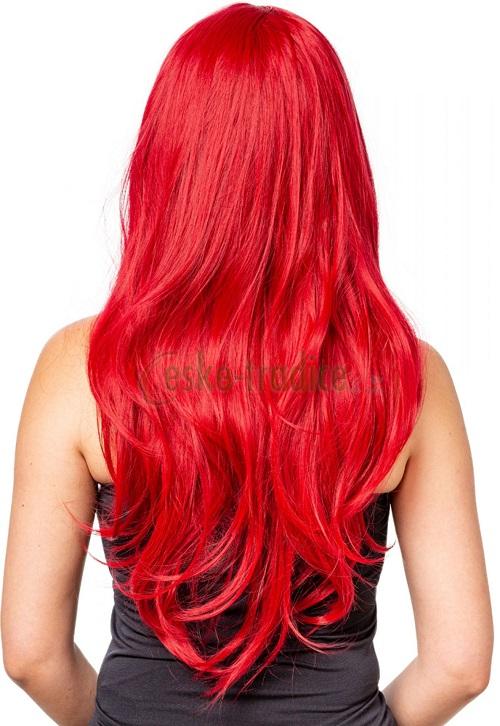 Paruka dlouhá s ofinou, rudá