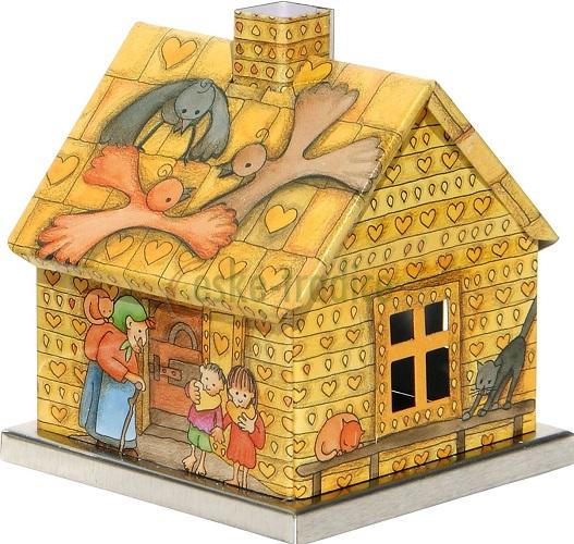 Domeček pro františka POHÁDKY v. 6,5cm, plech, Knox