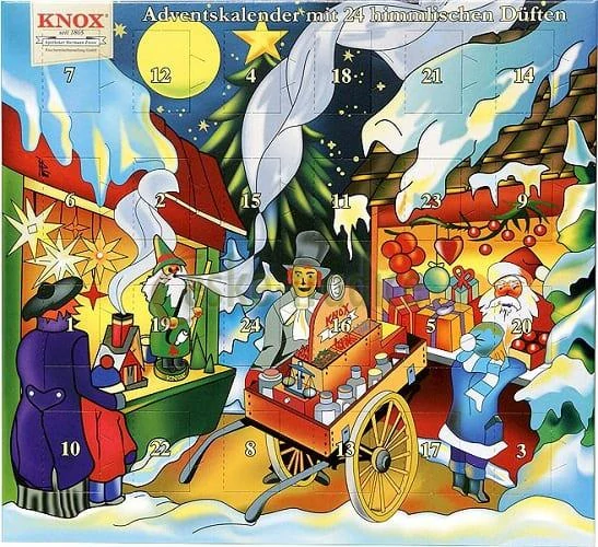 Adventní kalendář, 24ks různých františků