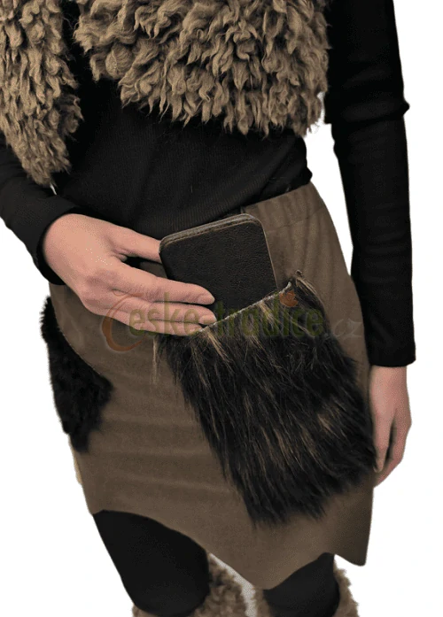 Karnevalový kostým čertice hnědá