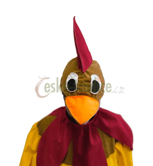 Karnevalový kostým slepice (hnědý overal)