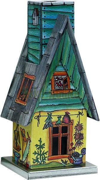 Domeček pro františka CHATA v. 11,5cm, plech, Knox
