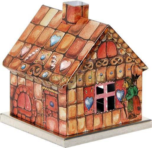 Domeček pro františka ZIMA v. 6,5cm, plech, Knox