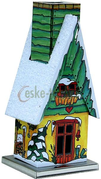 Domeček pro františka CHATA v. 11,5cm, plech, Knox