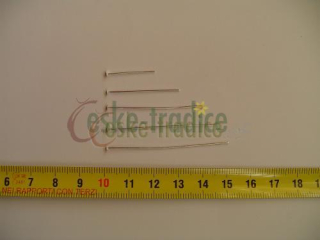 Ketlovací nýt STŘÍBRNÝ, 2cm/50ks