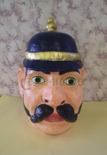 Masopustní nasazovací hlava POLICAJT, sk. II