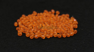 Korálky broušené (ohňovky) 15g/4mm - odstín 22 (oranžové)
