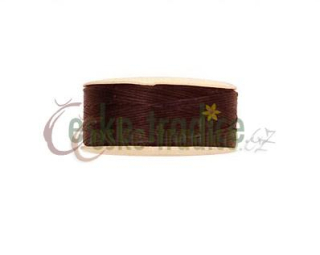 Nymo nit plochá na perličky,velikost D, pr.0,30mm/59m