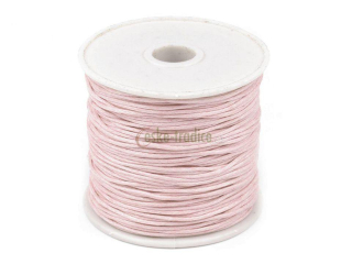 Šňůra voskovaná bavlněná, pr. 1mm/20-30m