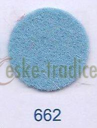 Dekorační látková plsť/filc 20x30cm, CZ - LED.MODRÁ