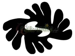 Razítko na textil binkabi (adinkra)