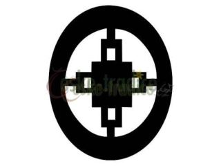 Razítko na textil dame (adinkra)