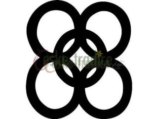 Razítko na textil kintinkantan (adinkra)