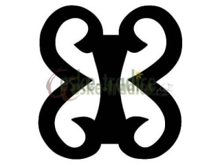 Razítko na textil pempamsie (adinkra)