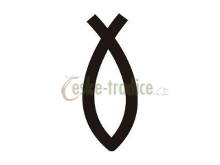 Razítko na textil ryba