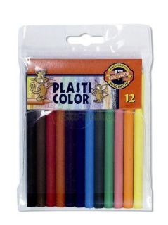 Pastely PLASTICOLOR 8732, 12ks/113mm, Koh-i-noor