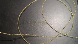Dutinka lurex, 1mm